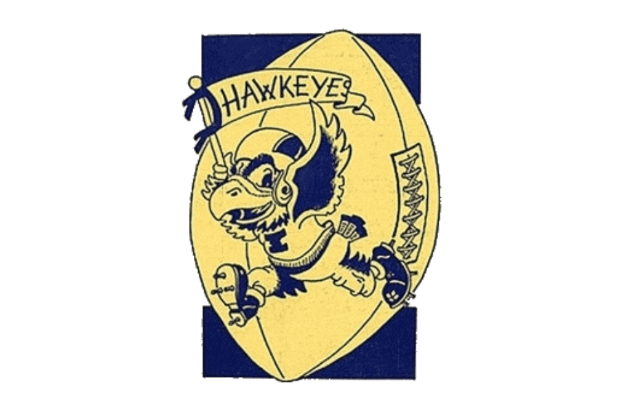 Iowa Hawkeyes logo 1953