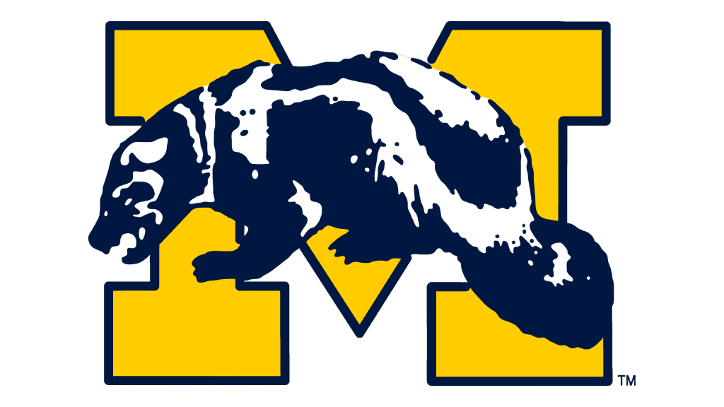 Michigan Wolverines Logo 1964