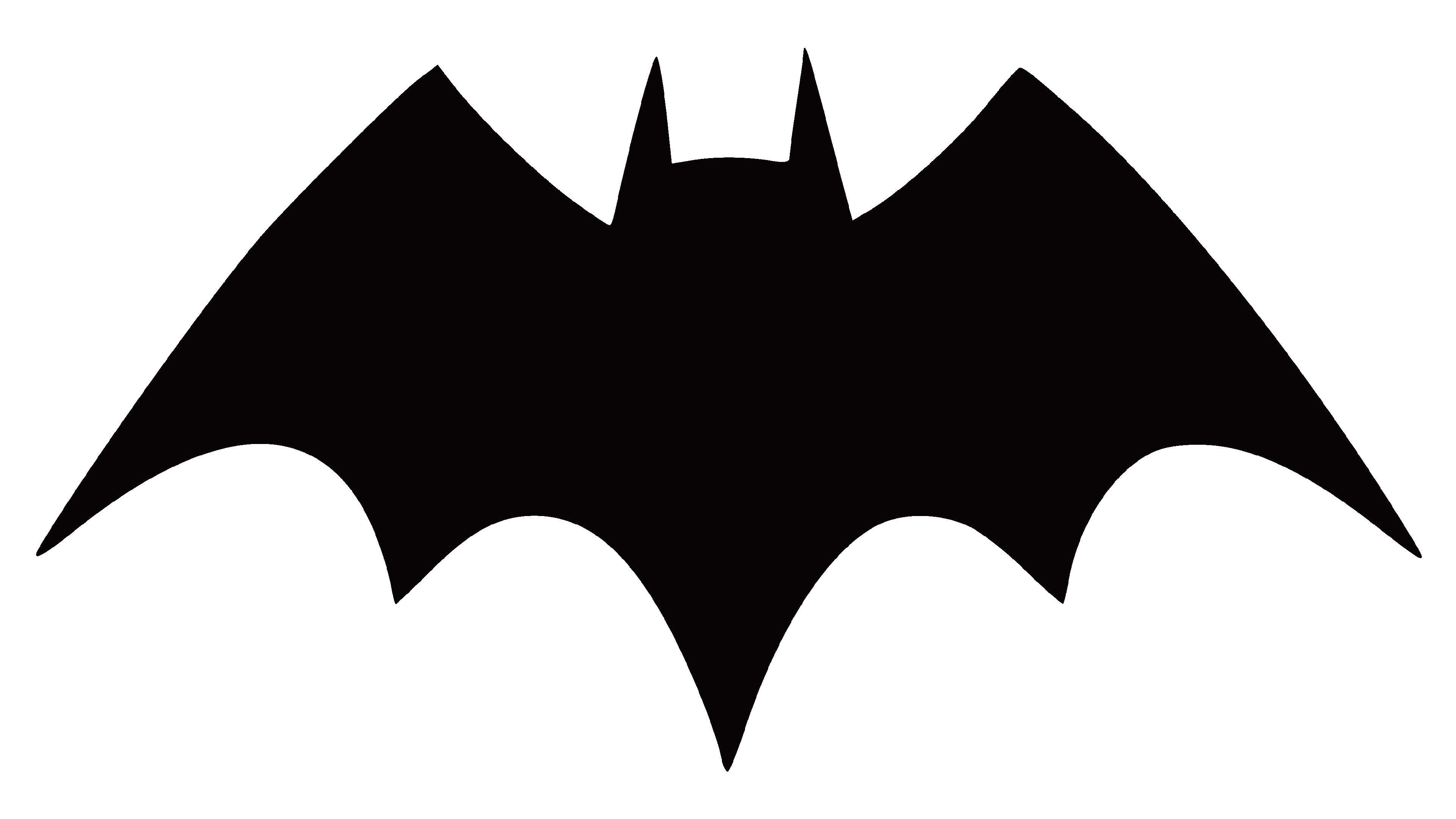 3d Red Metal Bat Logo Car Styling Car Sticker Batman Badge Emblem (big)