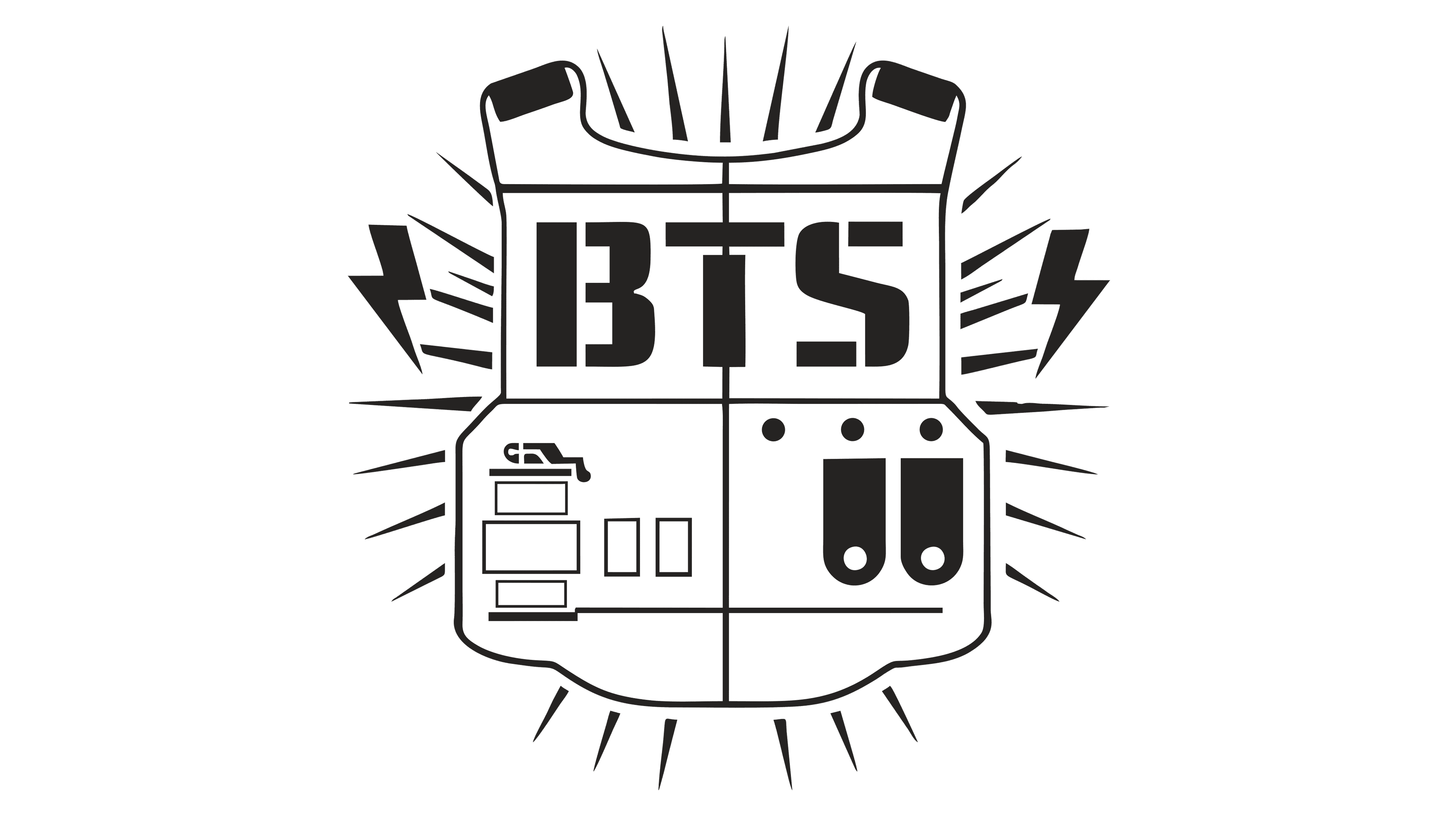 My drawing of bts' new logo!! | ARMY's Amino