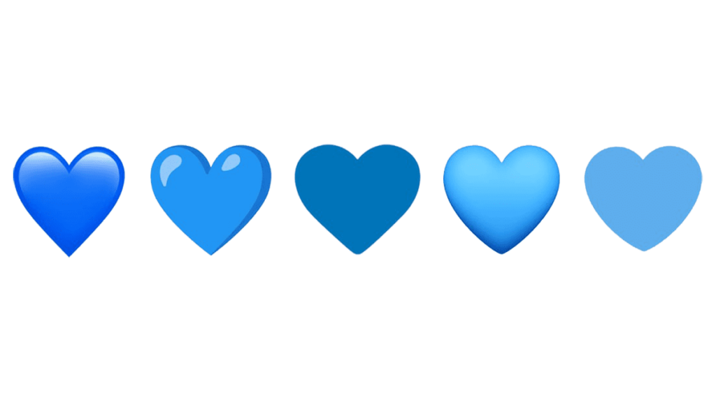 A Complete Overview of the Blue Heart Emoji Meaning and sign, new logo ...