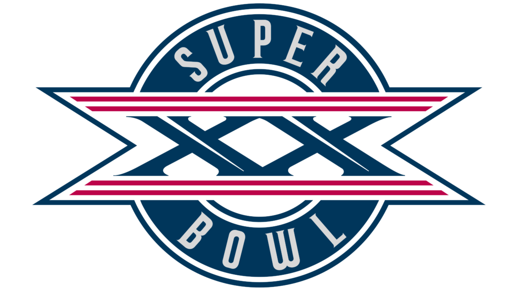 Super Bowl Logo 1986